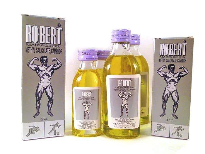 น้ำมันสำหรับทาถูนวด ยี่ห้อ โรเบิธ (RO-BERT Massage Oil)